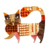 A Cat Named Purr Brooch