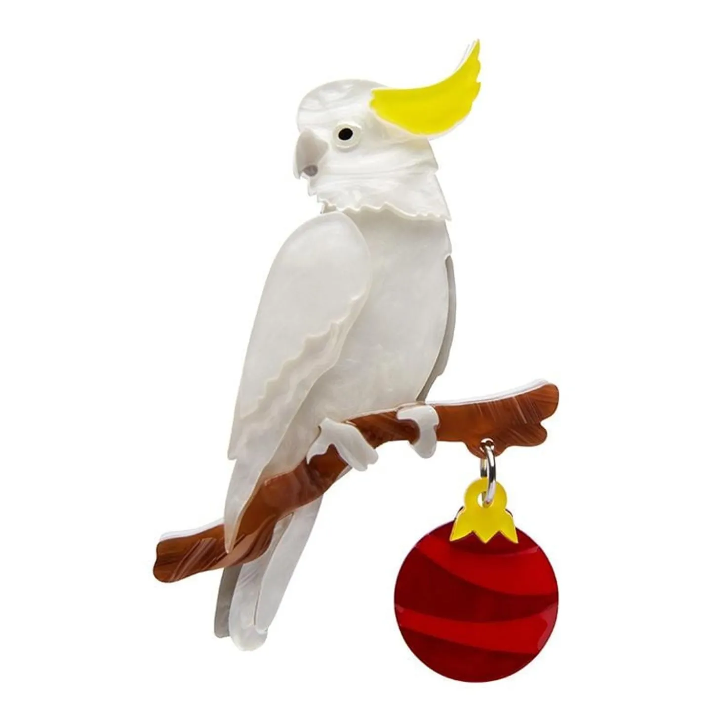 A Chatty Christmas Brooch