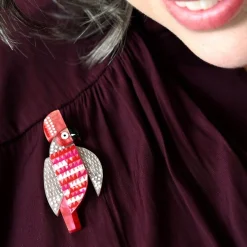 A Cockatoo Named Squawk Brooch