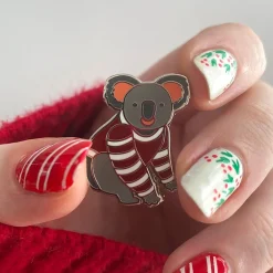A Comfy Christmas Enamel Pin