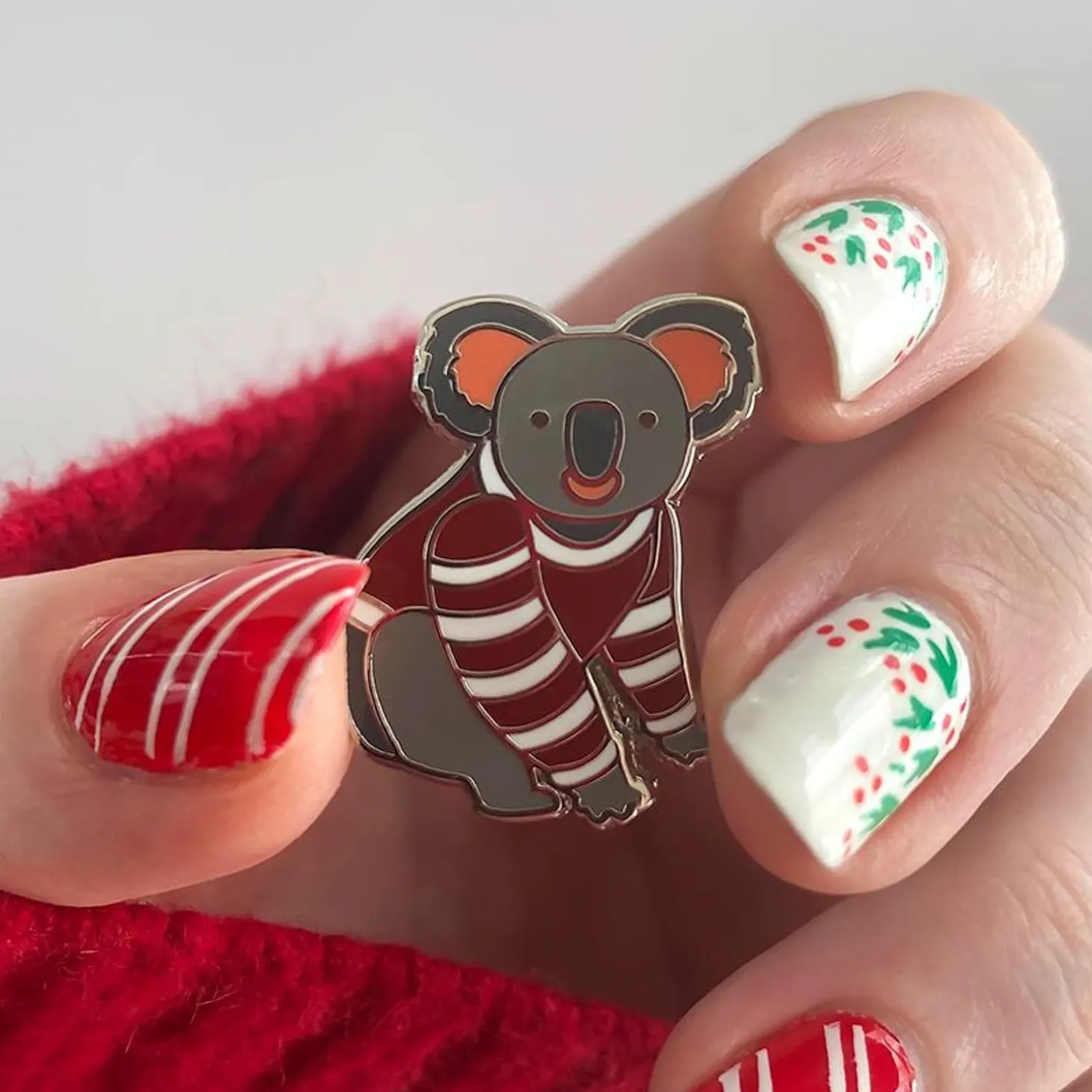 A Comfy Christmas Enamel Pin