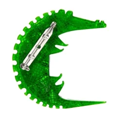A Crocodile Named Growl Brooch