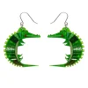 A Crocodile Named Growl Drop Earrings