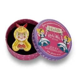 A Curiouser & Curiouser Alice Brooch