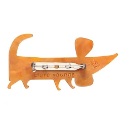 A Dachshund Named Bark Brooch