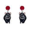 A Devilish Christmas Earrings
