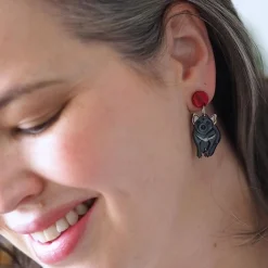 A Devilish Christmas Earrings