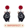 A Devilish Christmas Earrings (Imperfect)