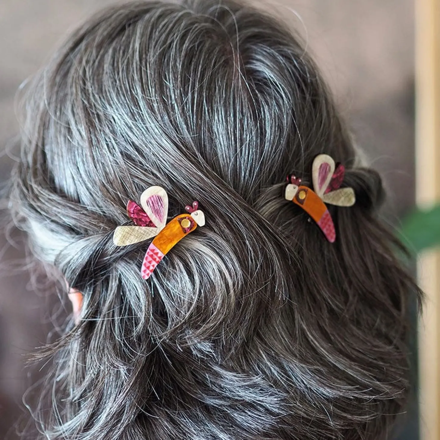 A Dragonfly Named Buzz Hair Clips Set - 2 Piece