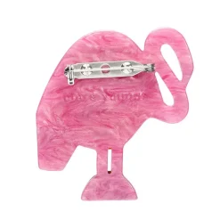 A Flamingo Named Honk Brooch