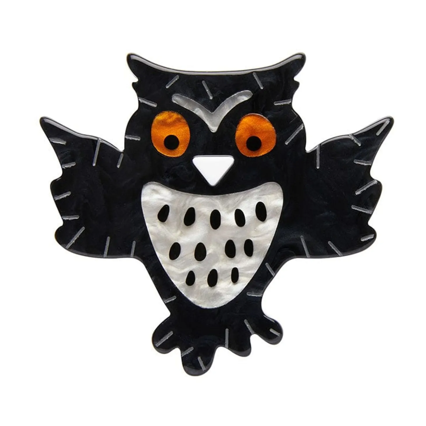 A Halloween Hoot Brooch