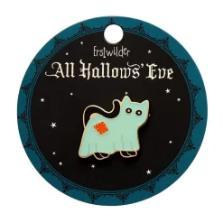 A Most Ghostly Kitty Enamel Pin
