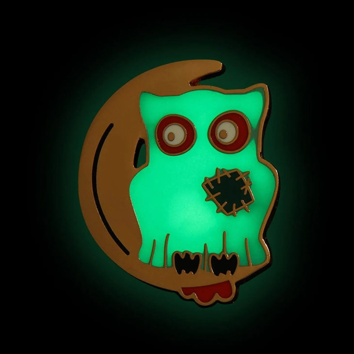 A Most Ghostly Owl Enamel Pin
