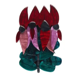 A Pleasing Desert Pea Brooch