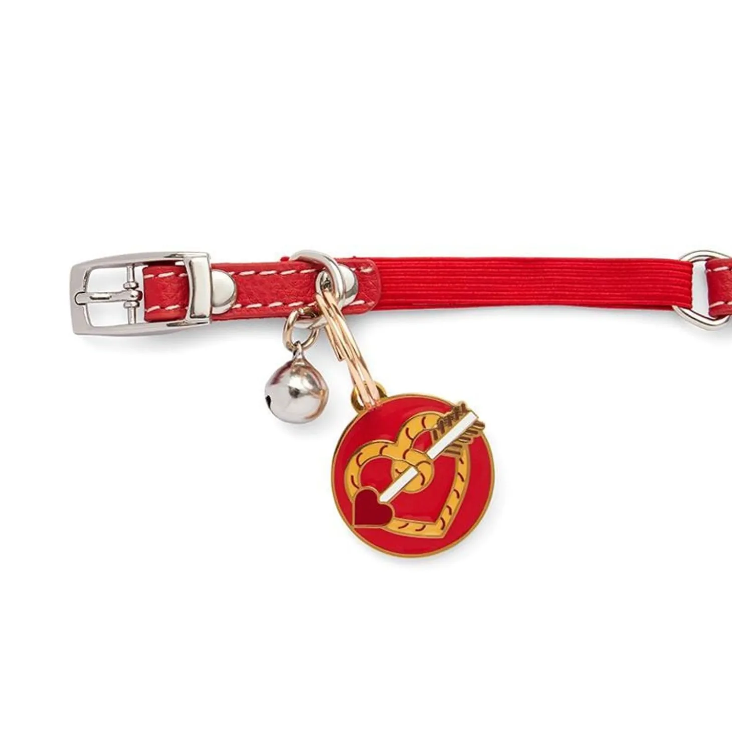 A Shot Through The Heart Enamel Pet Charm
