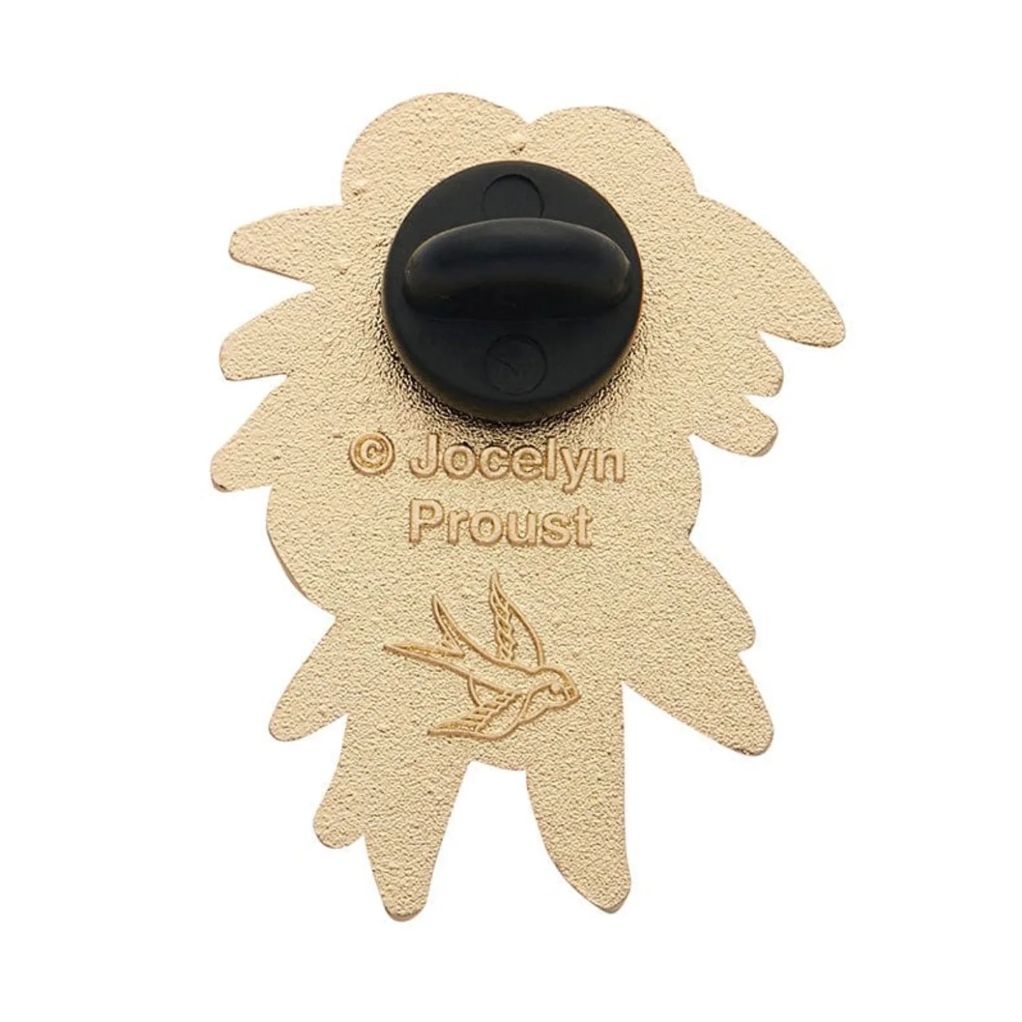Acacia In Gold Enamel Pin
