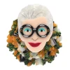 Adorned In Feathers Iris Brooch