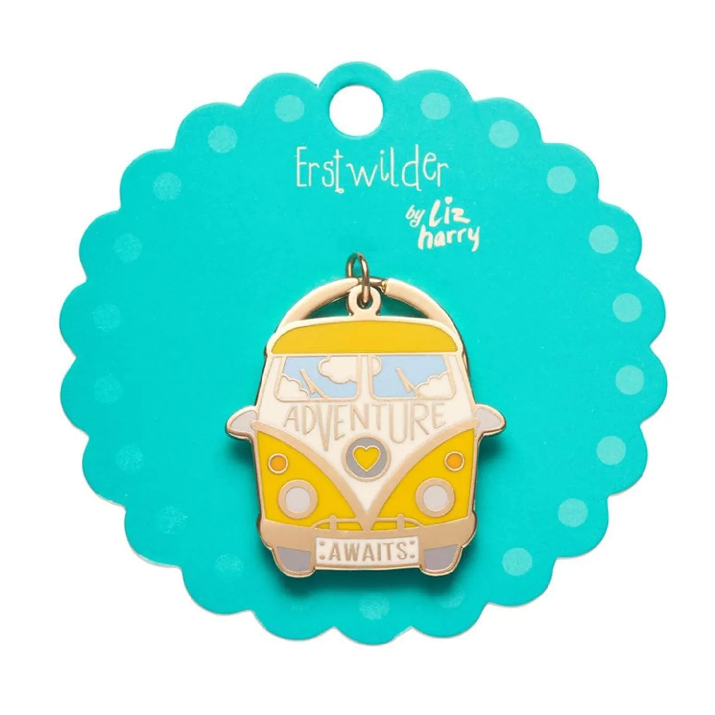 Adventure Awaits Enamel Key Charm