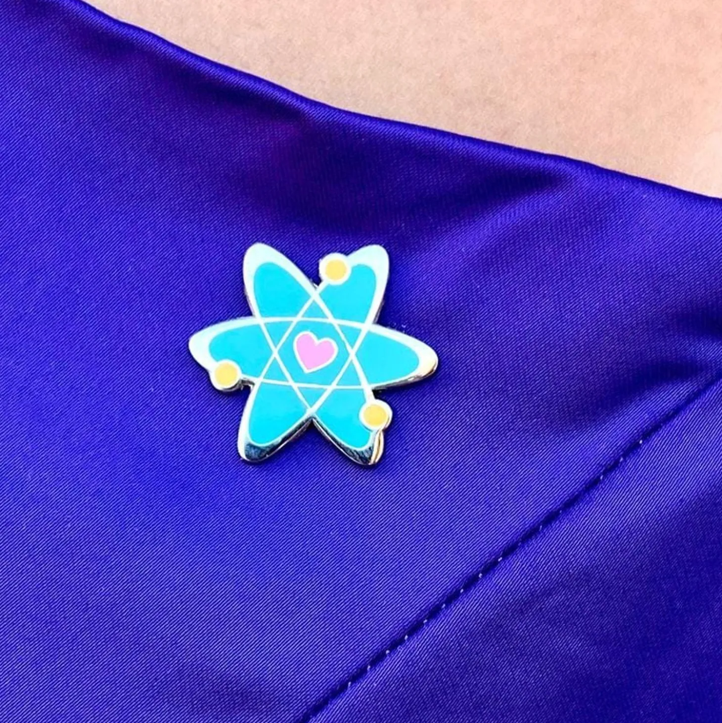 Adventurous Atom Enamel Pin