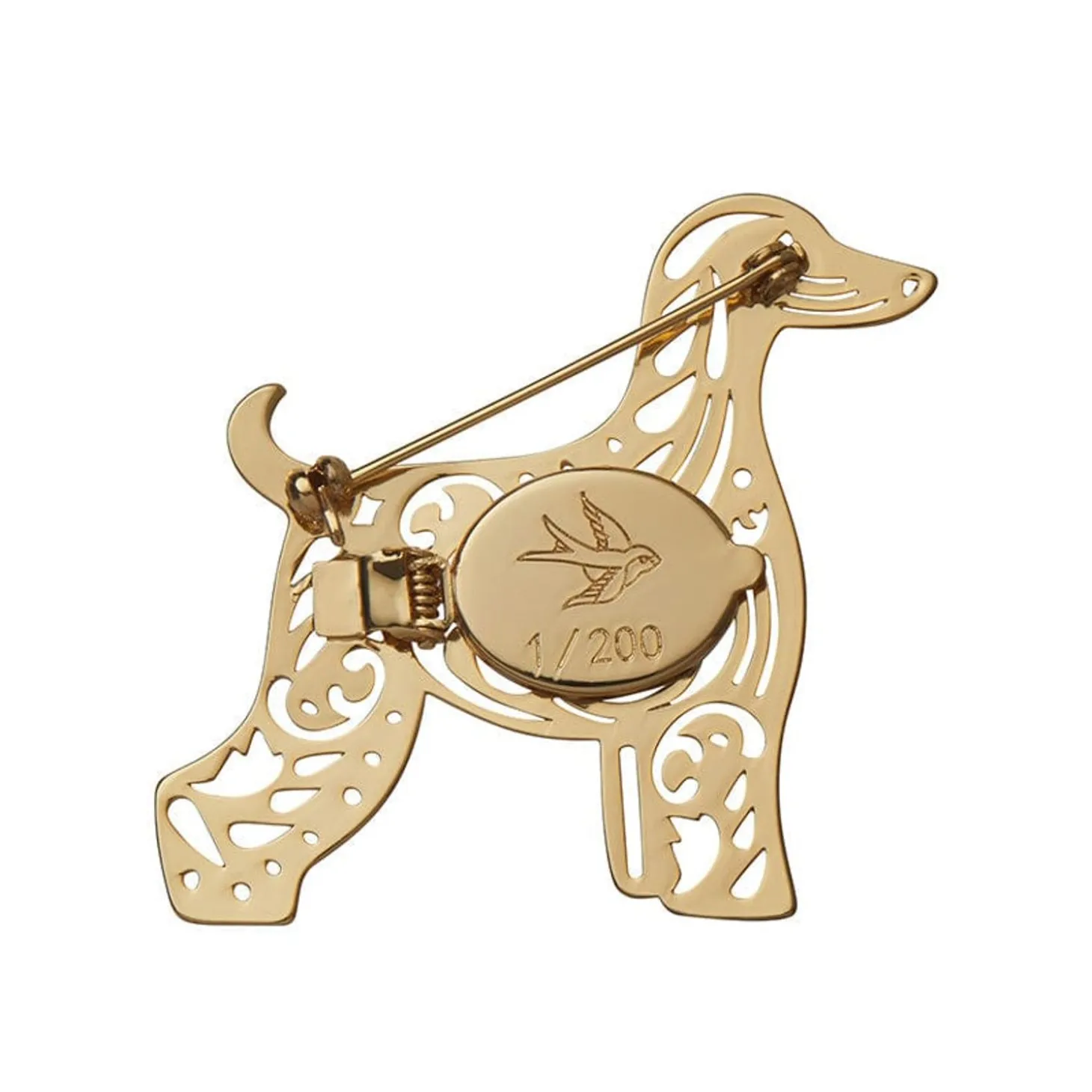 Ainslee The Afghan Hound Perfume Brooch