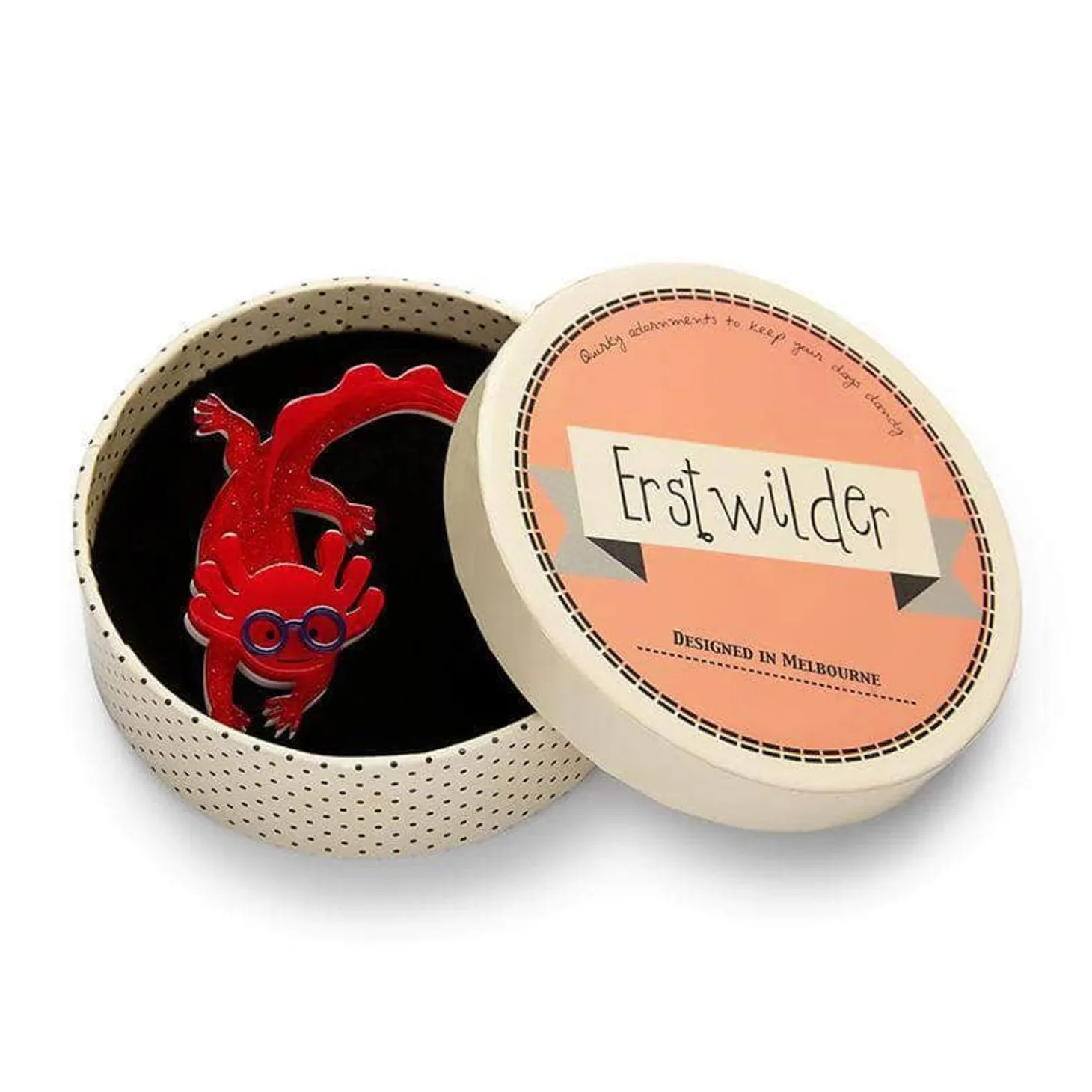 Alex The Axolotl Brooch