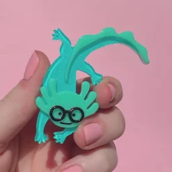 Alex The Axolotl Brooch