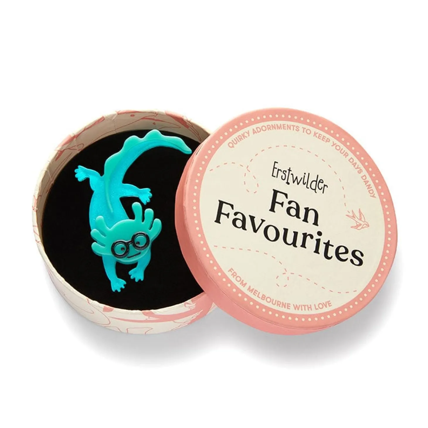 Alex The Axolotl Brooch