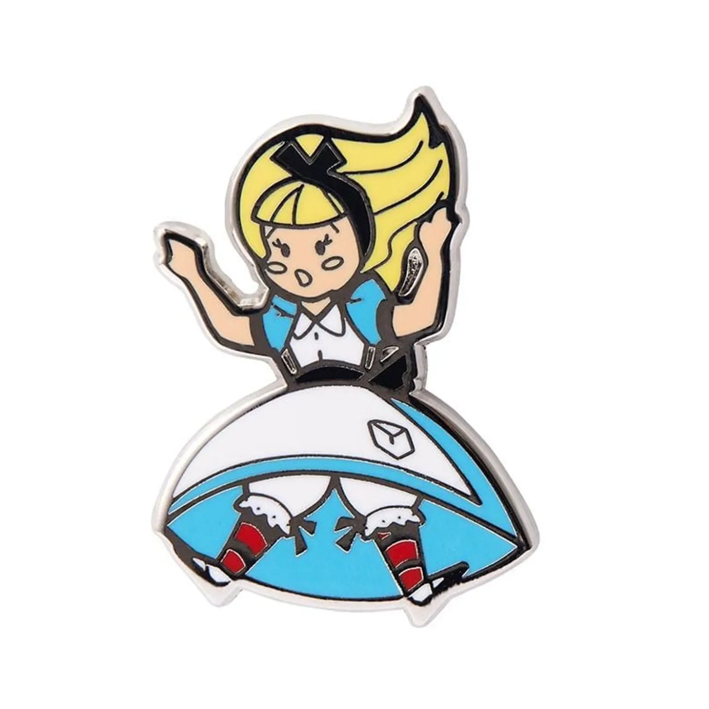 Alice Down The Rabbit Hole Enamel Pin