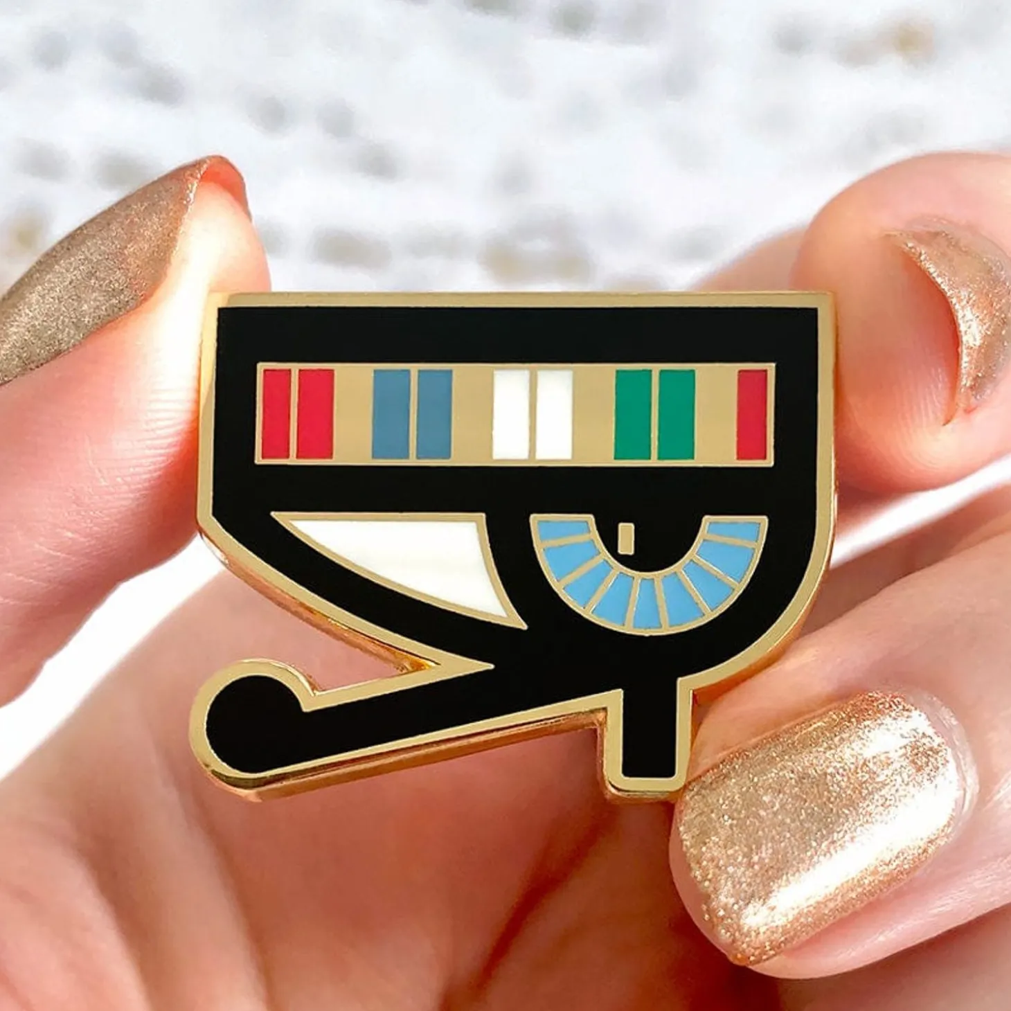 All-Seeing Eye Of Horus Enamel Pin