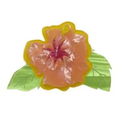 Alohabiscus Brooch