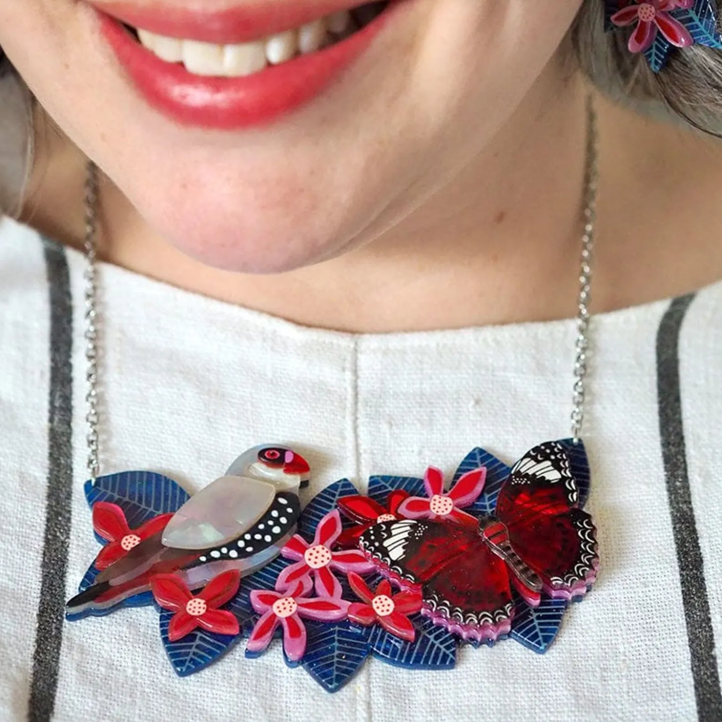 Amongst The Christmas Bush Necklace