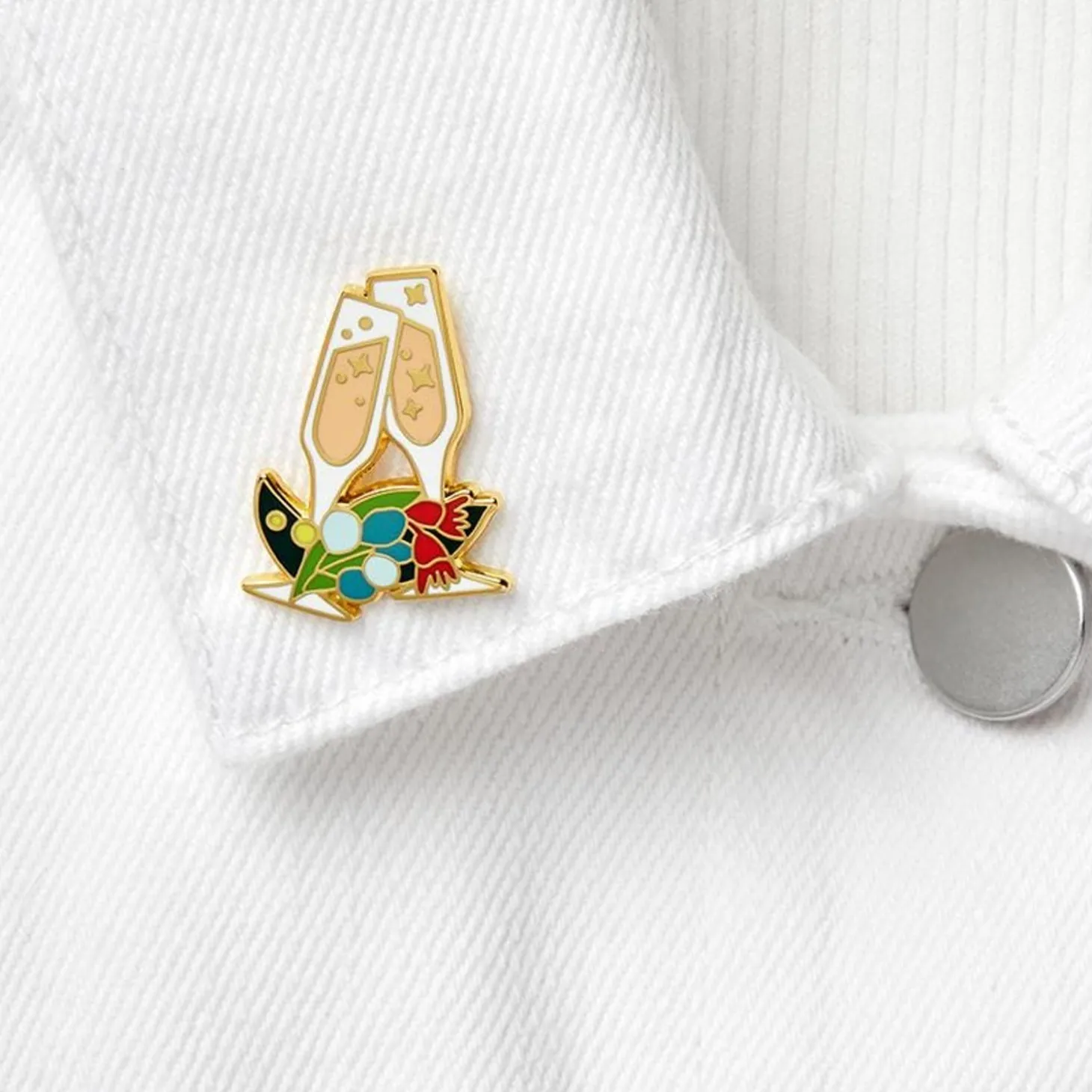 An Australian Christmas Food & Drink Enamel Pin Pack - 3 Piece