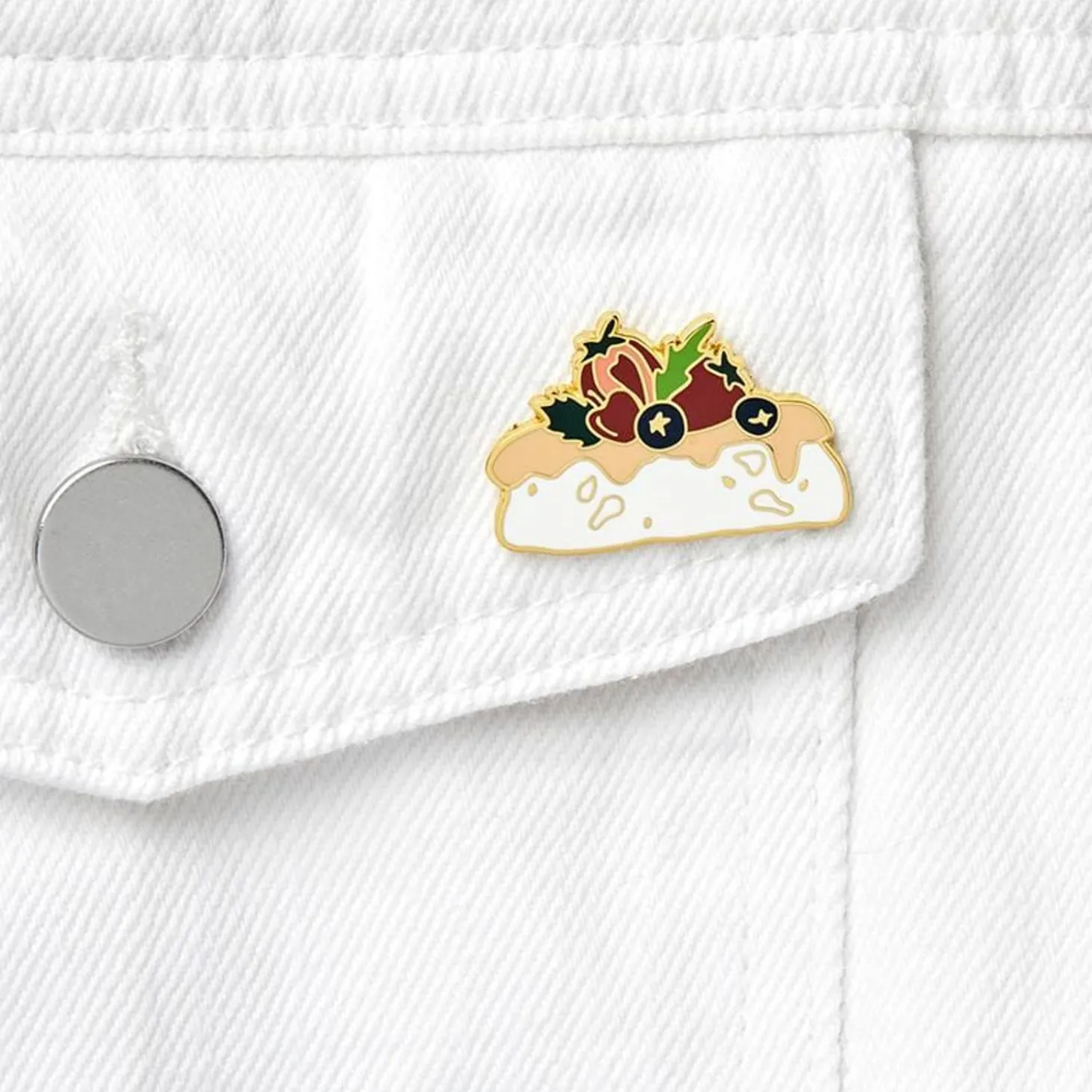 An Australian Christmas Food & Drink Enamel Pin Pack - 3 Piece