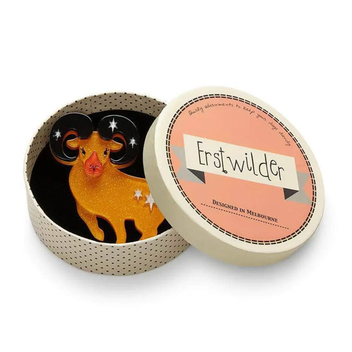 Aries The Achiever Brooch