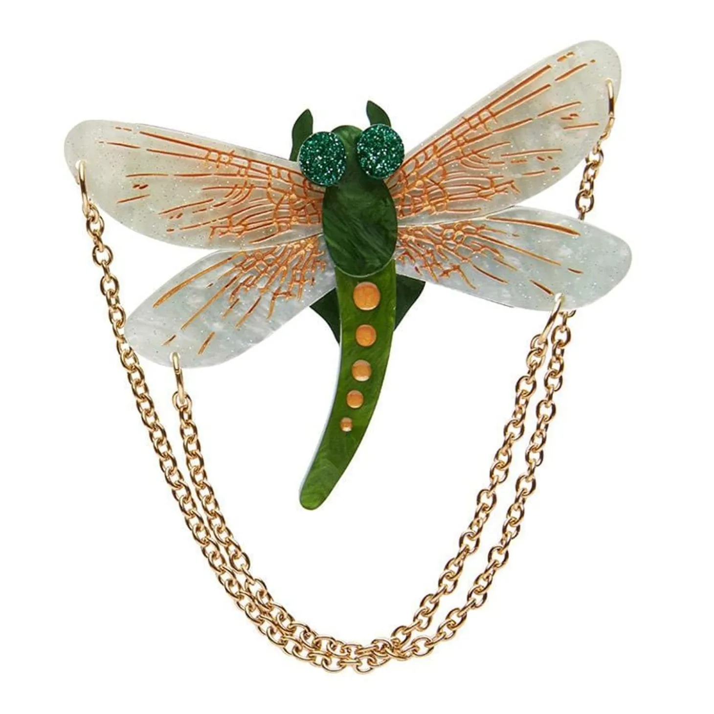 As The Dragon Flies Brooch