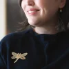 As The Dragon Flies Perfume Brooch