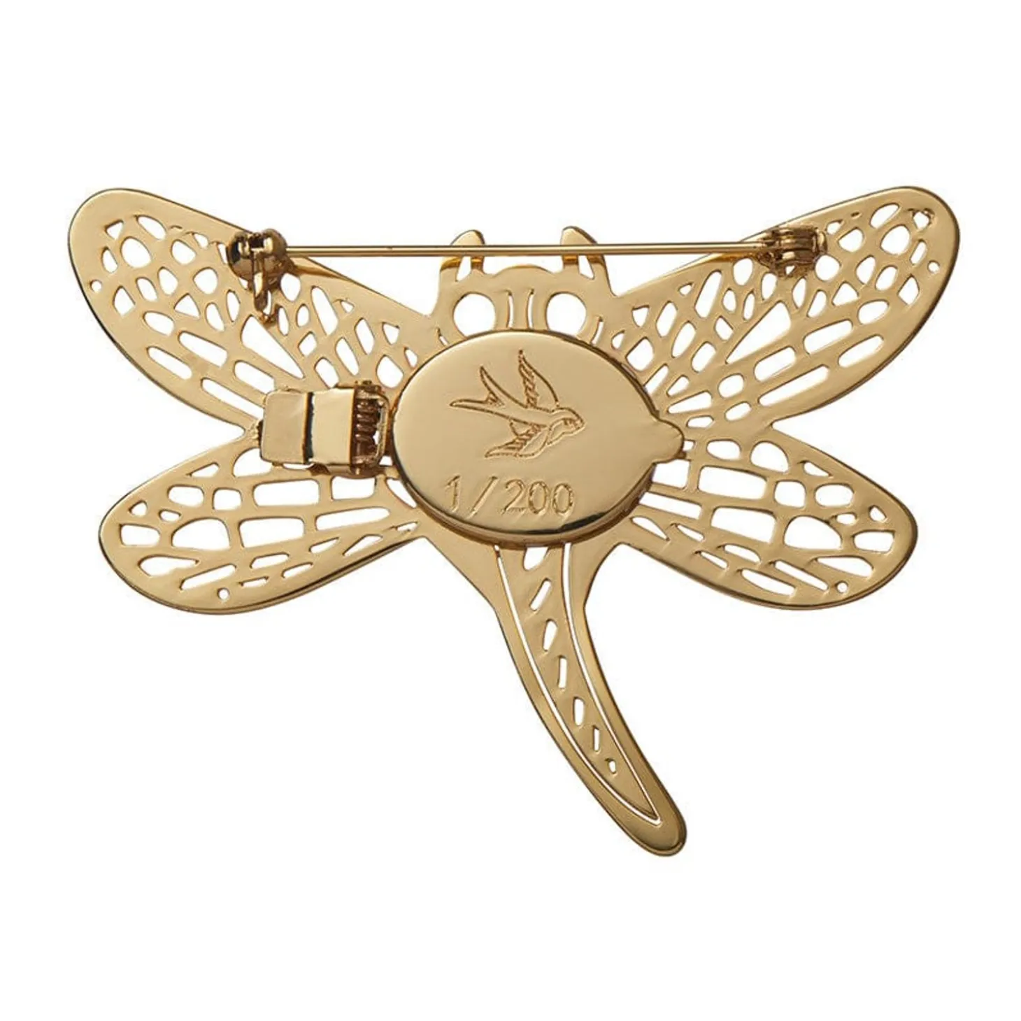 As The Dragon Flies Perfume Brooch