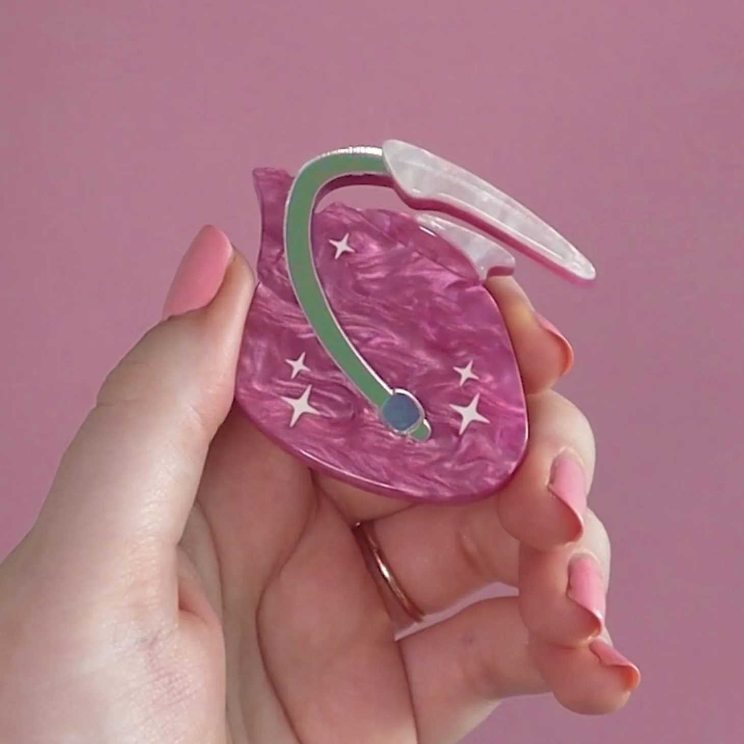 Atomic Tea Time Brooch