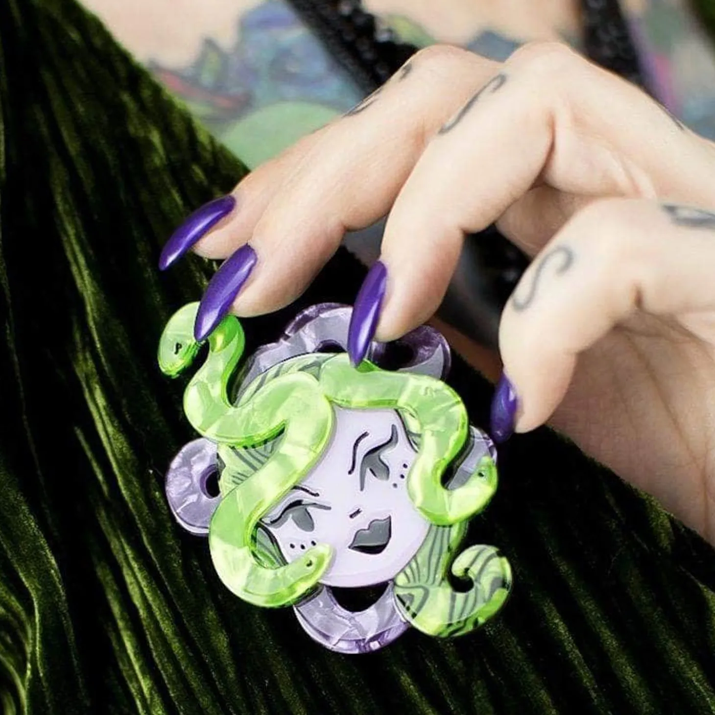 Avert Thy Gaze Brooch