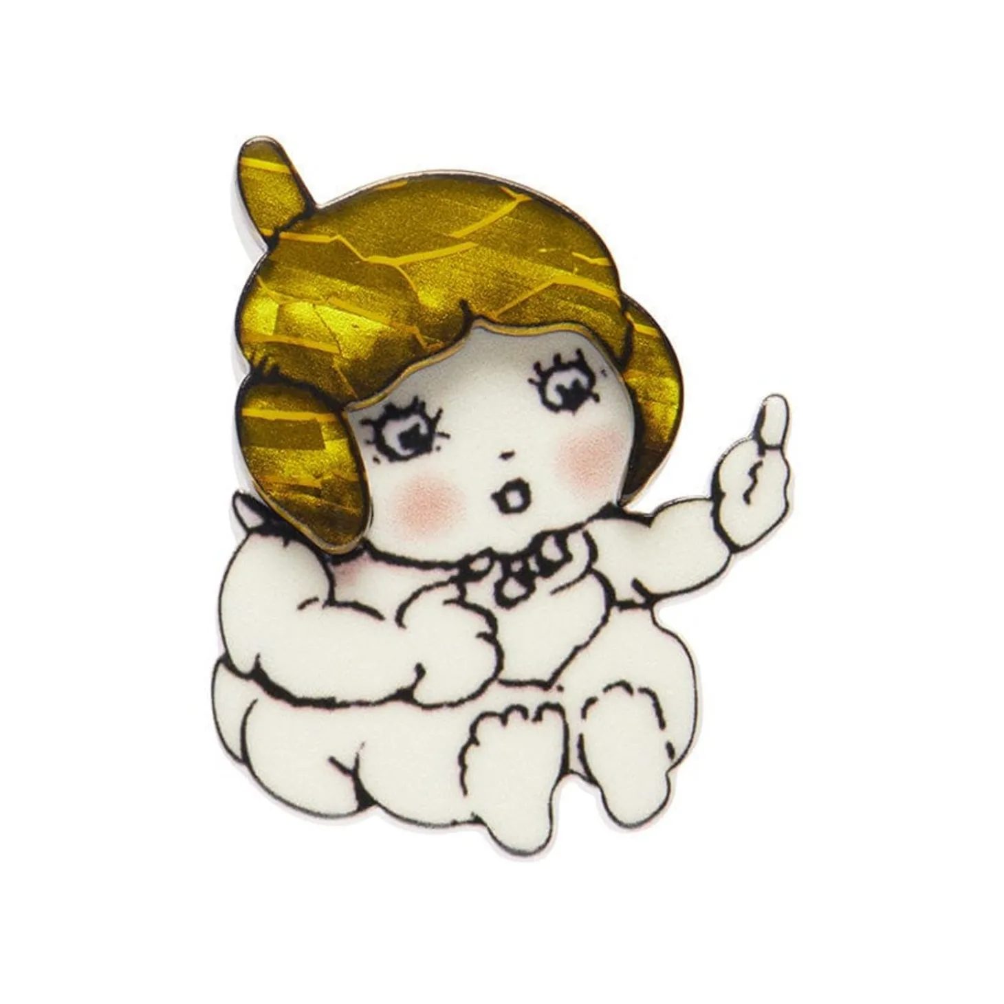 Baby Gumnut Mini Brooch