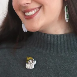 Baby Gumnut Mini Brooch