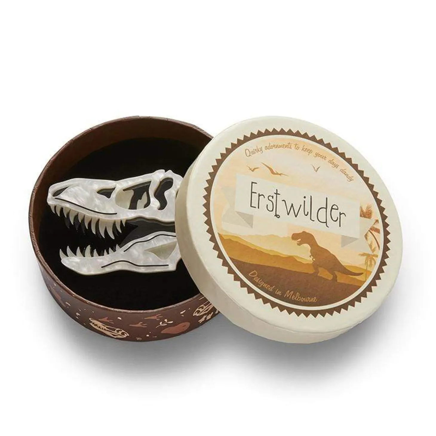 Bad To The Bone Brooch