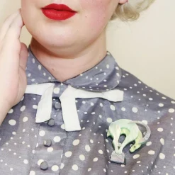 Balancing Act Ibex Brooch