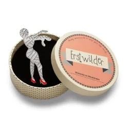 Bandaged Beauty Mummy Brooch
