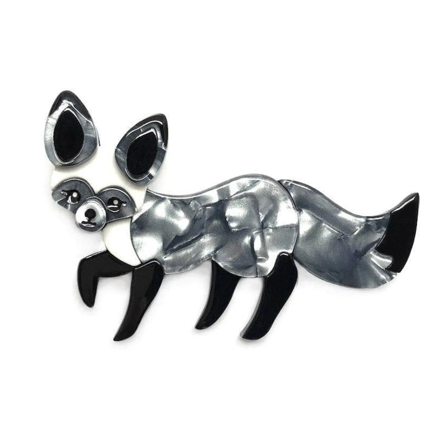 Bat-Eared Bestie Fox Brooch