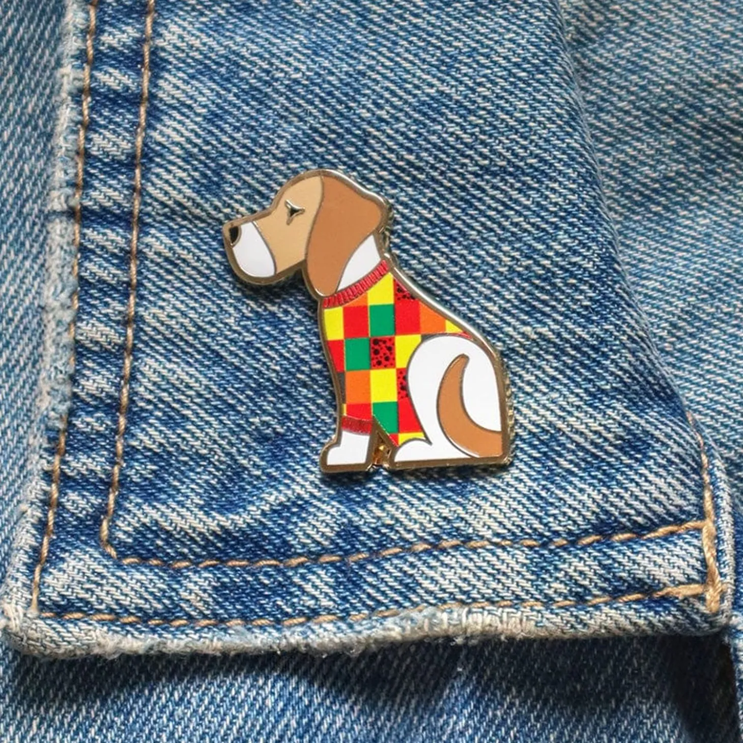 Beatrice Beagle Enamel Pin
