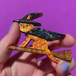 Bed Knobs & Broomsticks Brooch