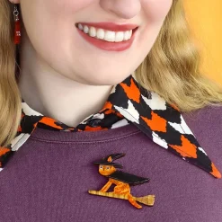 Bed Knobs & Broomsticks Brooch
