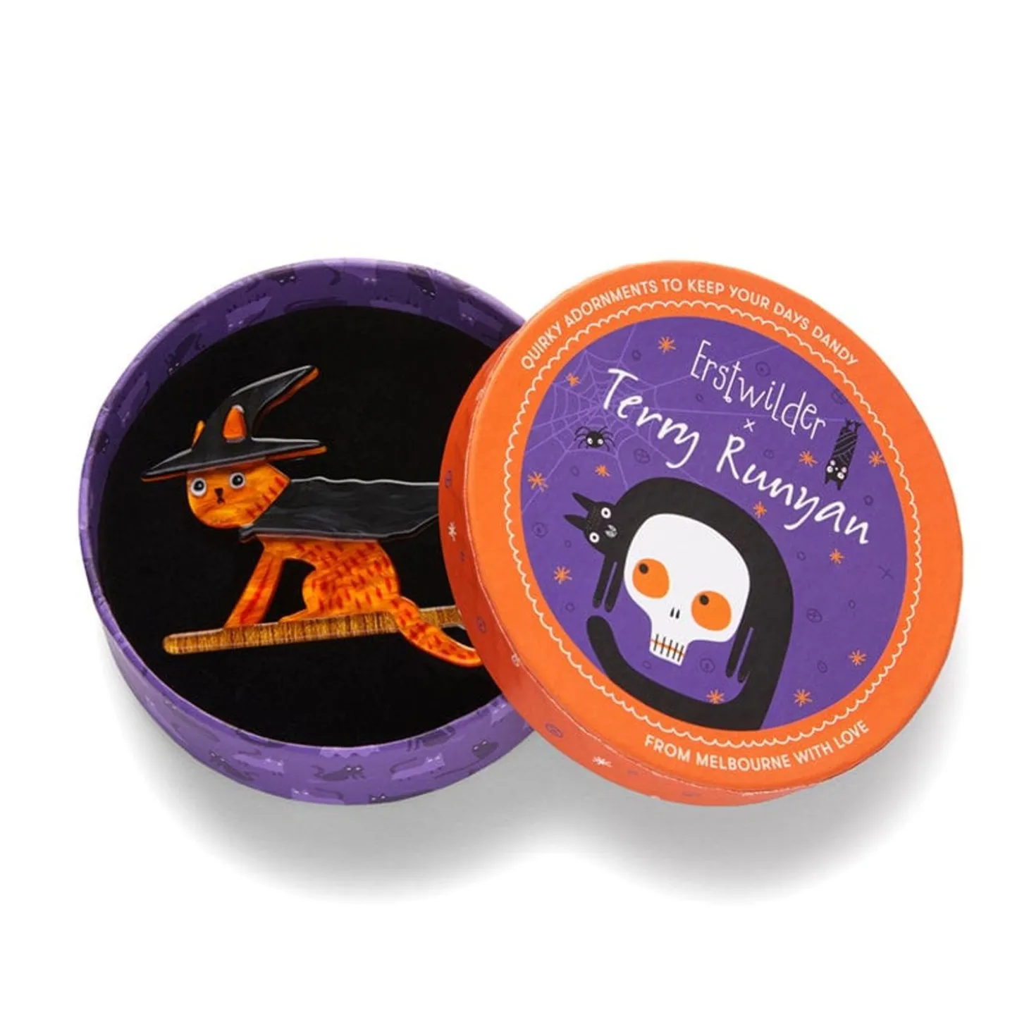 Bed Knobs & Broomsticks Brooch