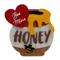 Bee Mine, Honey Brooch